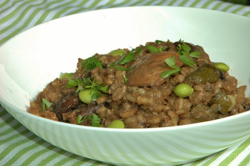 chicken and barley risotto