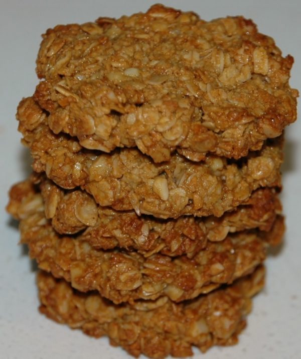Anzac Biscuits with Macadamia Nuts Healthy Home Cafe