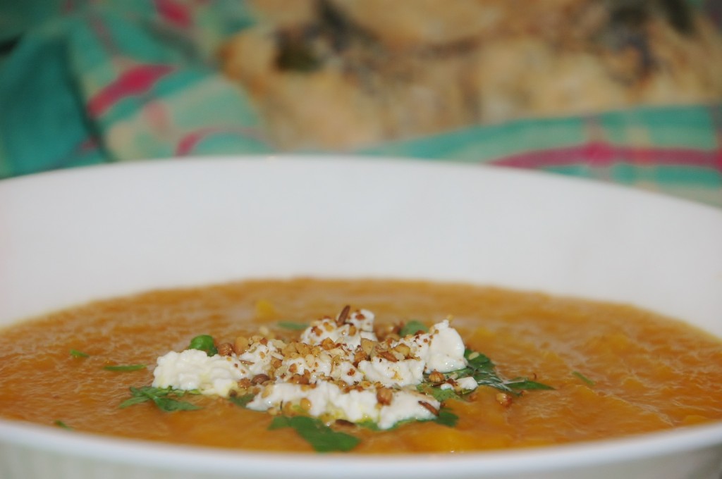 carrot and red lentil soup