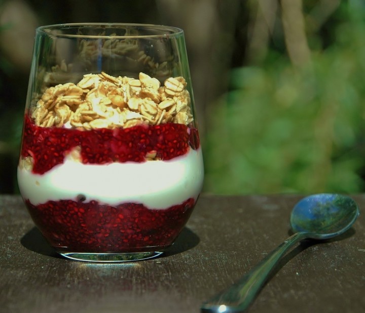 Chia Berry Yoghurt Puddings Healthy Home Cafe