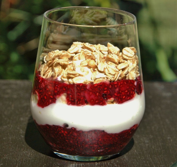 Chia Berry Yoghurt Puddings Healthy Home Cafe