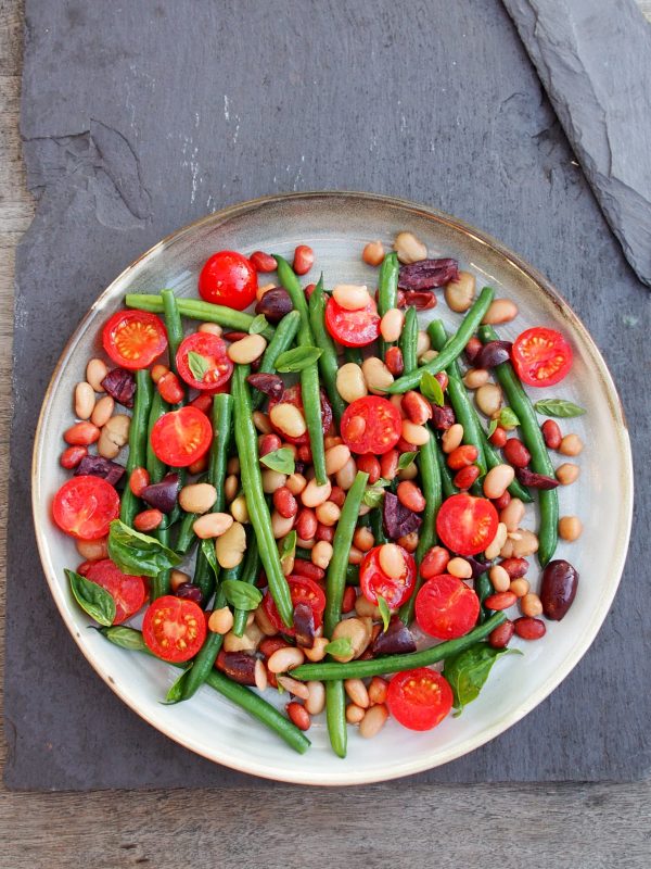 Marinated Bean Salad (A Very QuickToMake Salad) Healthy Home Cafe