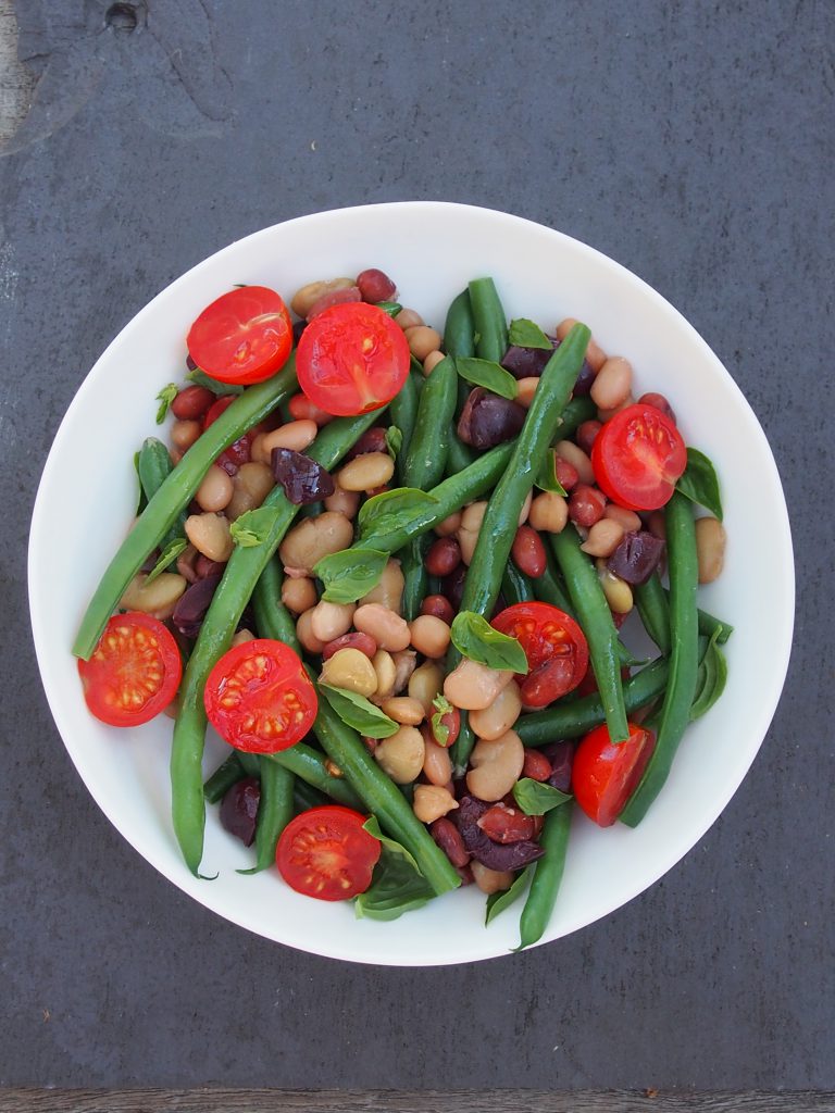 Marinated Bean Salad (A Very QuickToMake Salad) Healthy Home Cafe