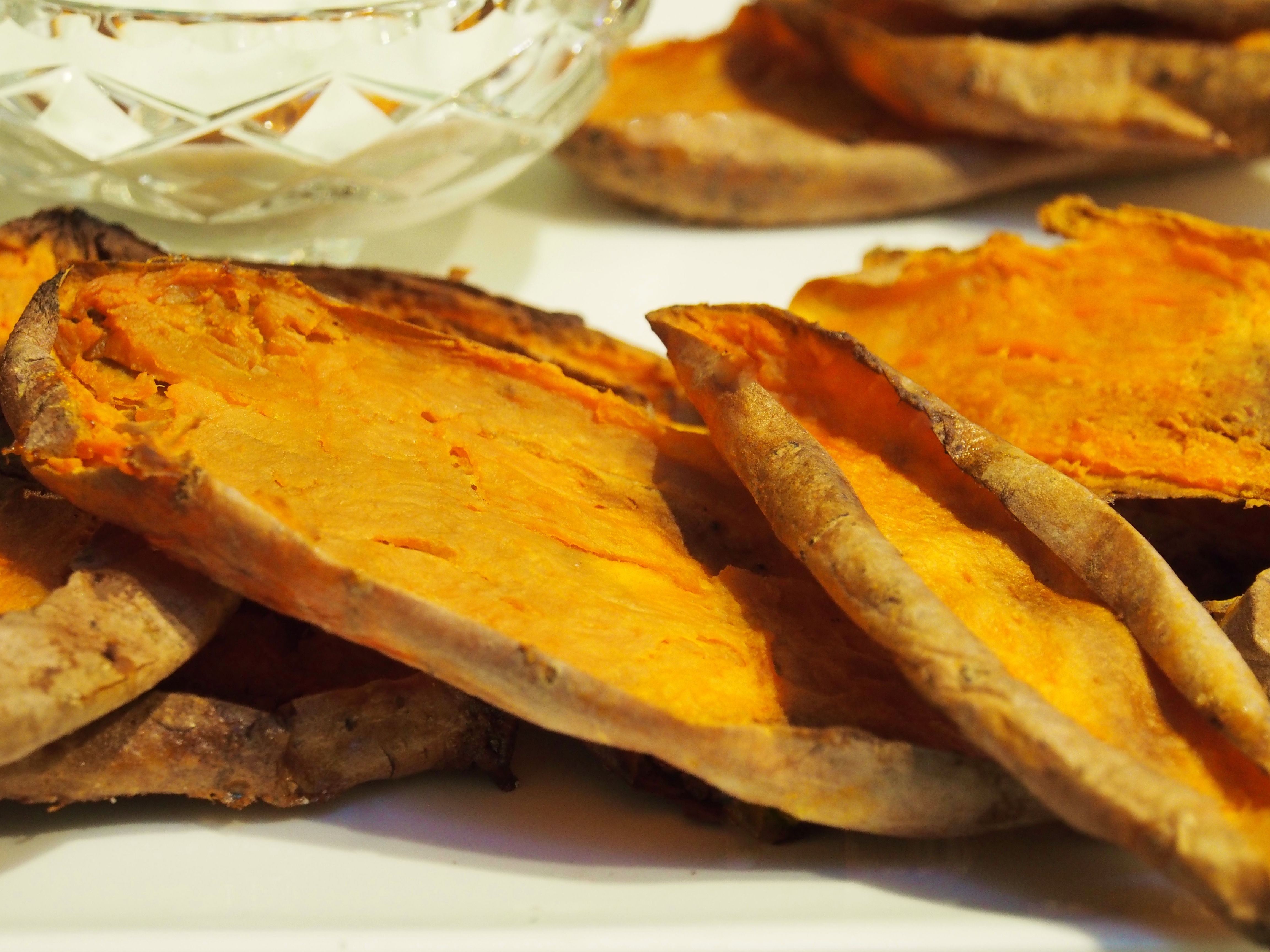 roasted sweet potato skins