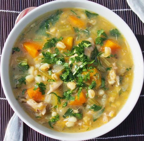 chicken barley and vegetable soup