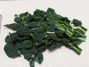 Tuscan kale, chopped