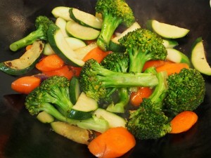 vegetable and tofu stir fry