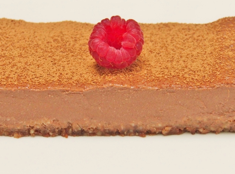 healthy chocolate mousse tart