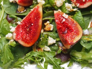 fig rocket and feta salad