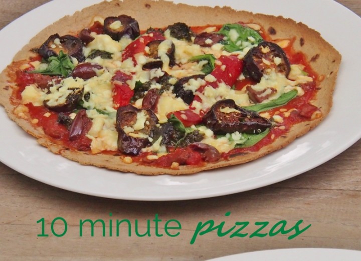 10 Minute Pizzas Healthy Home Cafe
