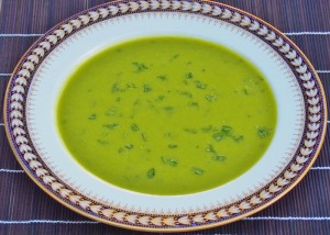 green pea soup