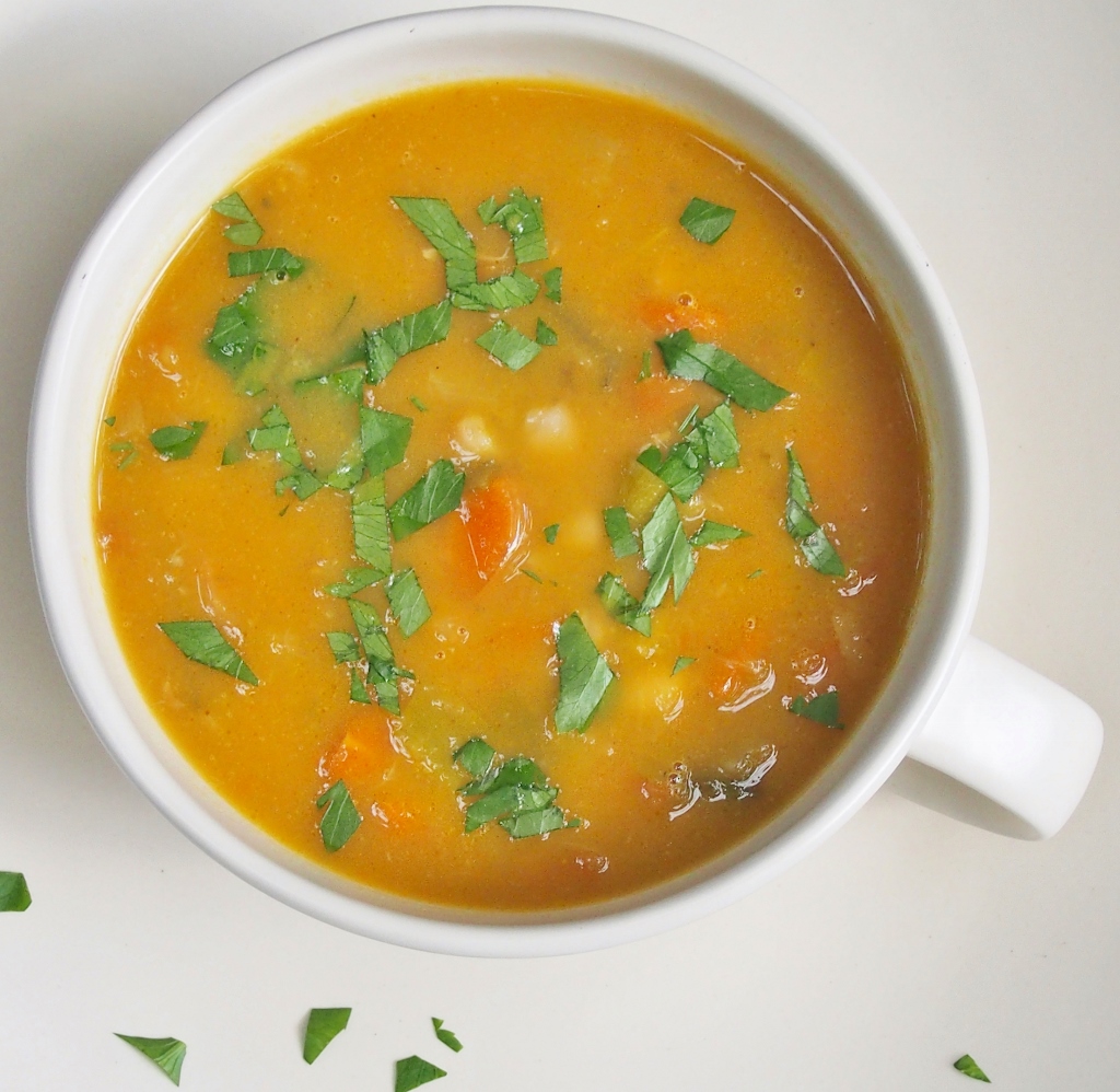 carrot leek and white bean soup