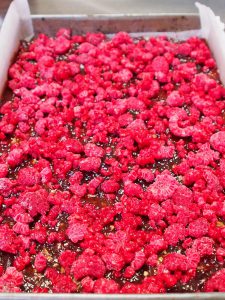 top with frozen berries