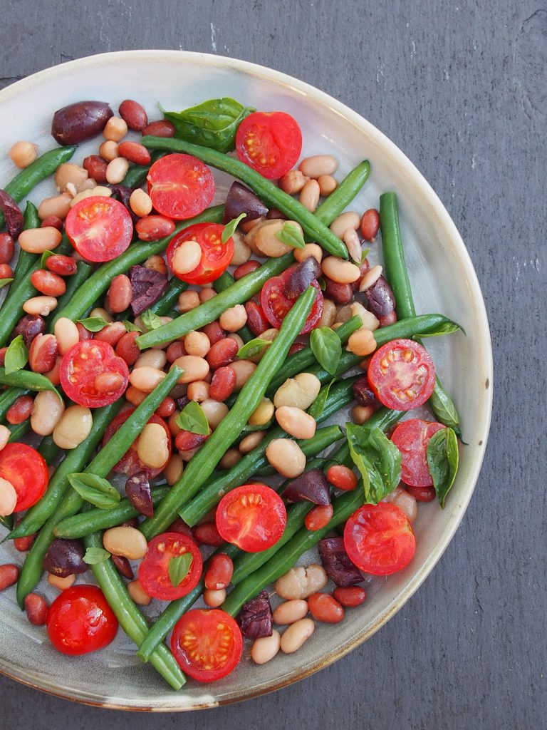 Marinated Bean Salad (A Very QuickToMake Salad) Healthy Home Cafe