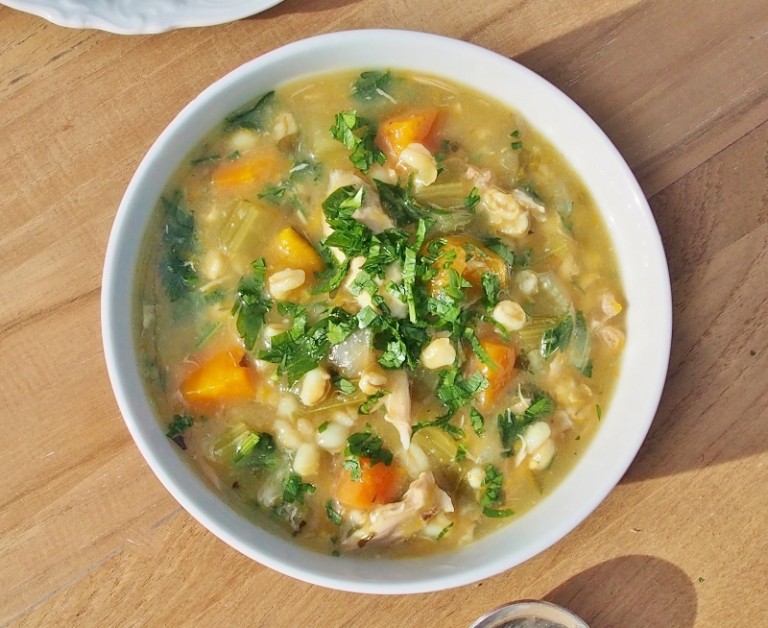 Chicken, Barley and Vegetable Soup | Healthy Home Cafe