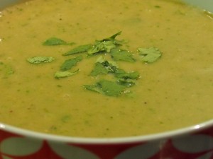 Zucchini, Corn and Coriander Soup | Healthy Home Cafe
