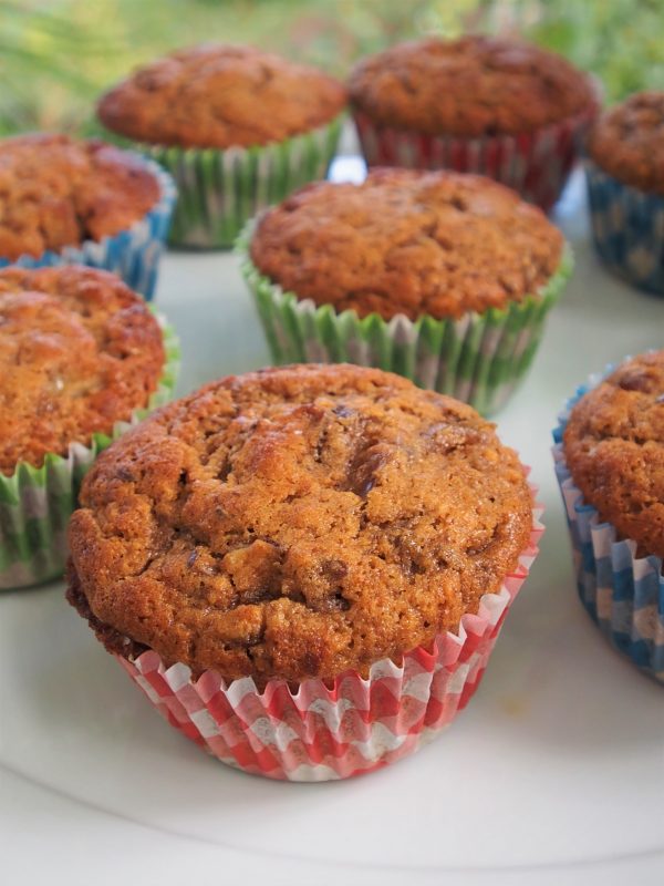 Banana Date and Honey Muffins with Lentil Flour | Healthy Home Cafe