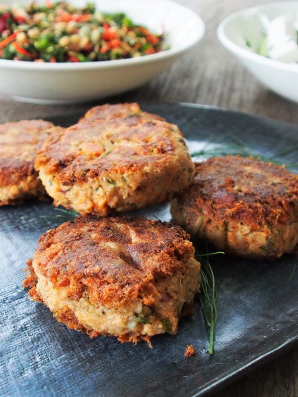 Salmon and Cannellini Bean Patties | Healthy Home Cafe
