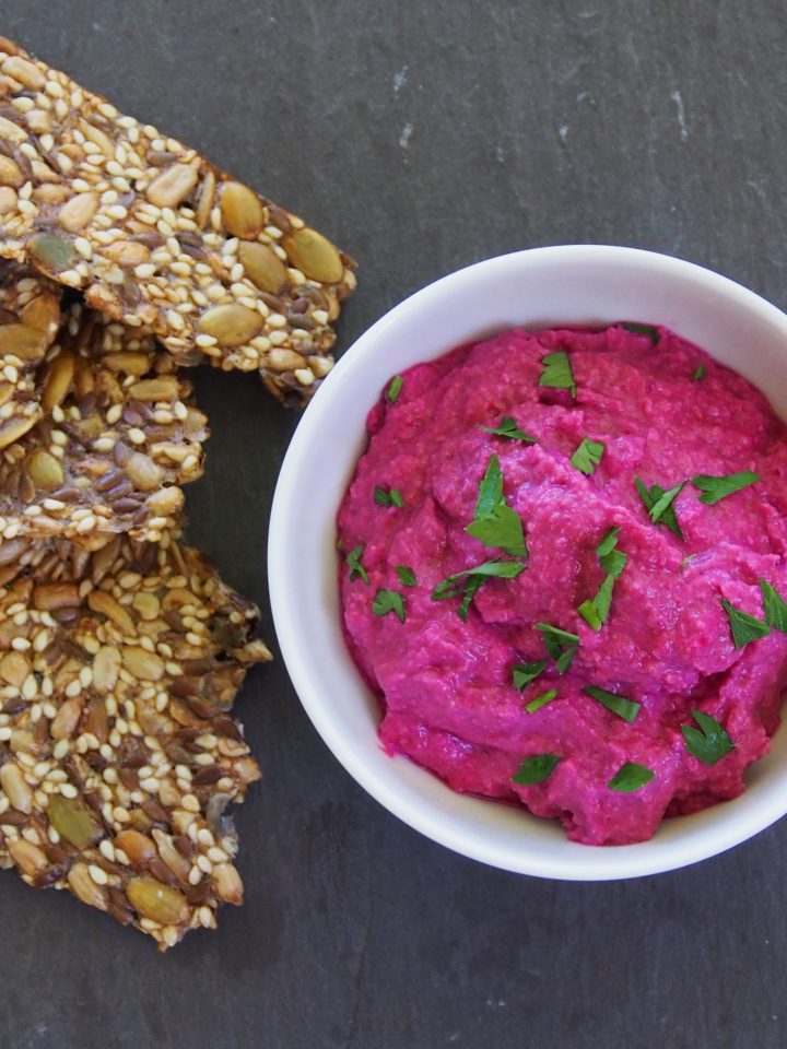 Beetroot Cashew and Horseradish Dip Healthy Home Cafe